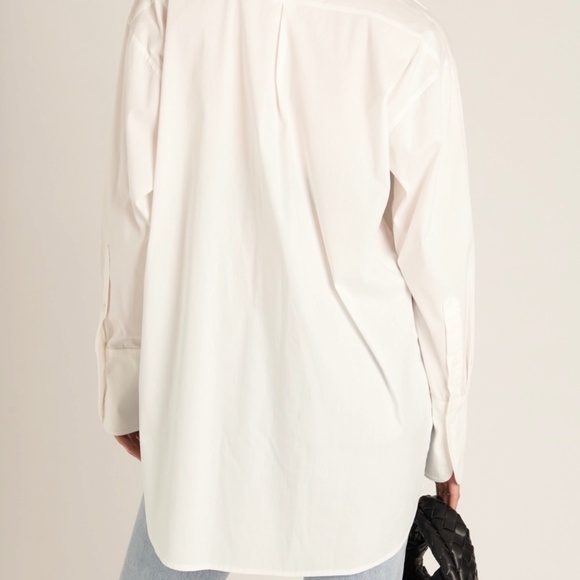 En Créme Long Sleeve Oversize Button Down Shirt - Picture 5 of 5